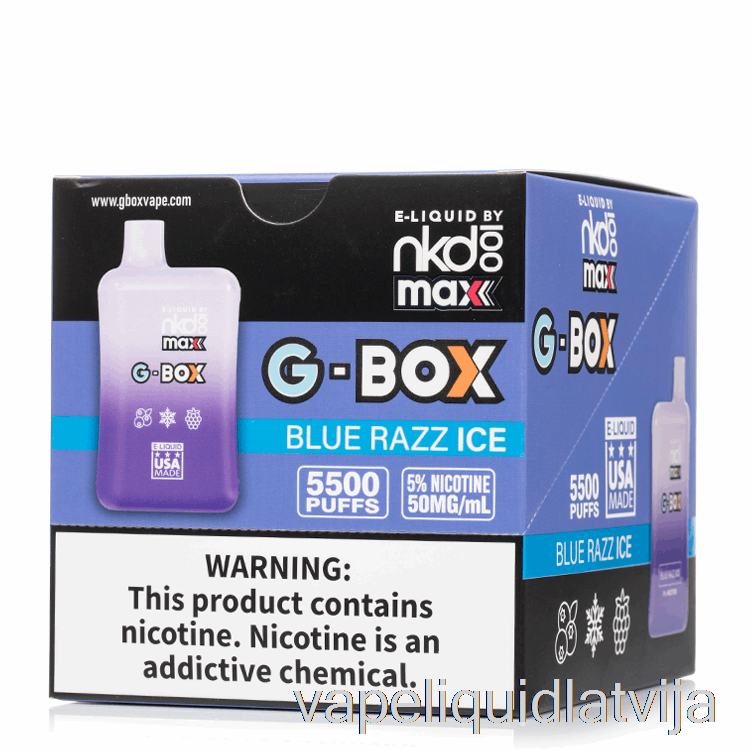 [10-pack] Gbox X Pliks 100 5500 Vienreizējās Lietošanas Vape šķidrums